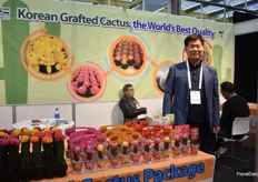 Duk Hee Jeong of Koduk Greenhouse, a Korean grower of Cactus. 